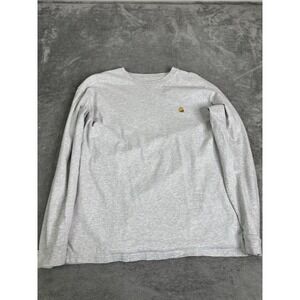 Carhartt Work In Progress Chase Long Sleeve T Shirt Men's Size Medium Gray